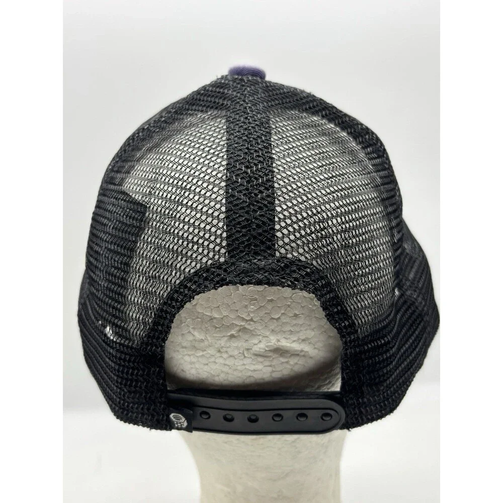 Mountain Hardwear Trucker Hat Purple Black Patch Snapback Cap NetPlus